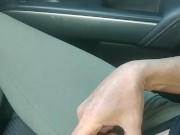 Making myself cum waiting to get an oil change 14/16