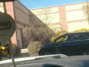 Making myself cum waiting to get an oil change 2/16