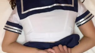 【個人撮影】ぱいぱん制服女子のパンツずらし＆ハメ撮り！スマホ撮影