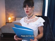 Slutty Secretary pays juicy ANAL for her mistake 2/16