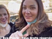 Ava Moore - Baise lesbienne avec Jade Latour dans un télécabine filmée par un inconnu - VLOG X 5/16