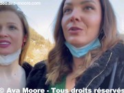 Ava Moore - Baise lesbienne avec Jade Latour dans un télécabine filmée par un inconnu - VLOG X 6/16
