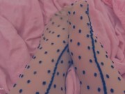 Side view of heels with nylons and more!  10/16