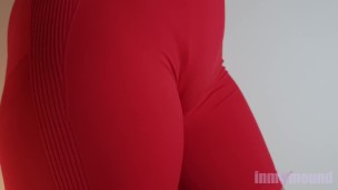 Part 2 Leggings try on haul with some big butt workout exercises