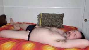 VLOGing and jerking off into my underwear