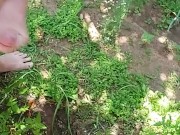 Very Hot outside quick jumo in the pool and wank outside 16/16