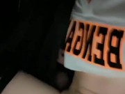 Car Creampie After the Super Bowl!  11/16