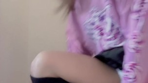 女装子のディルドオナニー