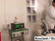 Preggo babe fucks in the doctor's 3/16