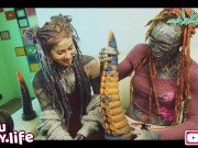 UNBOXING our NEW XXL JOHN THOMAS DILDOS. More on our FREE YOUTUBE channel: Kinky Life 10/16