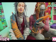 UNBOXING our NEW XXL JOHN THOMAS DILDOS. More on our FREE YOUTUBE channel: Kinky Life 15/16