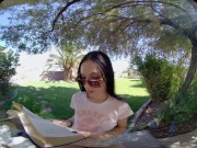 Skinny catholic school girl is ready to let loose and ride your cock in VR 4/16