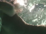 Sexy underwater masturbation with orgasms 2/16