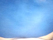 young woman sitting right on the dick in a micro dress and very naughty. 2/16