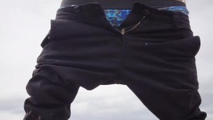 Shooting a load at the range! - MESSY OUTDOOR SOLO CUMSHOT!