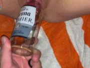 bottle fucking her wet pussy 5/16