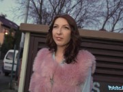 Public Agent Amateur looking babe loves to tease with a lollipop before having sex 1/16