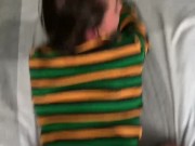 Dirty slut takes deep dicking and HUGE facial cumshot 4/16