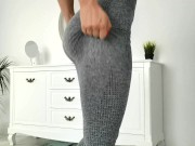 Bubble Butt hot perfect ass in Leggings Yoga Pants / Fitness model big Boobs 6/16