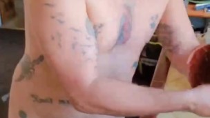 Nudist Cleaning Day 