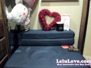 Playing w/ my super hole on super bowl sunday, vibrator battery goes out, exactly why I keep backups ready!! :) - Lelu Love 12/16