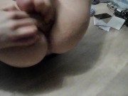 New Selffuck. Creampie orgasm 12/16