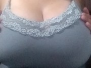 japanese teen stepsister teasing with huge boobs bouncing out tiktok challenge