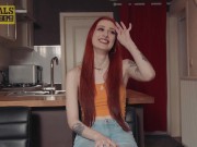 Tattooed British Babe Dominated After BJ 3/16