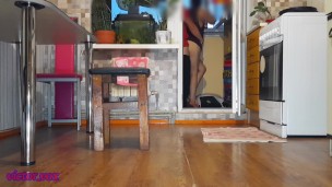 the husband was a little distracted and the wife without panties seduced a mutual friend