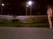 Ночная прогулка голышом по городу 4/16