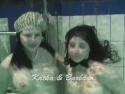 Watch how beautiful they are naked in the swimming pool 1/16