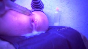 Cute Femboy gozando várias vezes