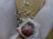 Smearing gelatine on my dick ASMR 14/16