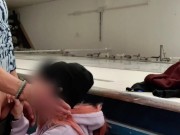 Cheating teen slut gives sloppy head and gets CREAMPIED at WORK 8/16