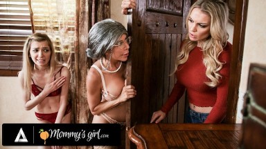 MOMMYSGIRL Alexis Fawx Fakes Being An Old Maid To Secretly Fuck With Her Stepdaughter