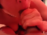 マンコに入れて愛液のたっぷり付いたぺニスを最後は口で綺麗にしました。 14/16