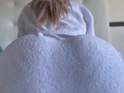 Paola slides back and forth on my fat dick. She just loves doggystyle. Big white ass! MartinPaola! 2/16