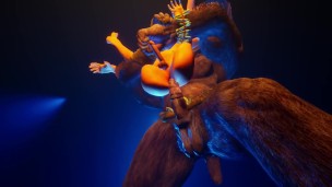 Tight ass guy on dillo furry