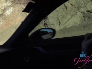 Vacay fun with horny amateur Kourtney Rae who sucks cock in car GFE POV 16/16