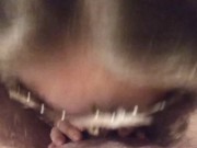 Hot handjob and blowjob, Cum on tits 11/16