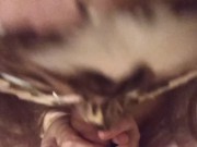 Hot handjob and blowjob, Cum on tits 9/16