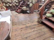 Fucked Loren Strawberry in a public bath 4/16