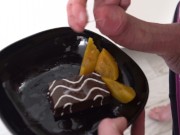 StepBrother Cums On My Plate And after Creampies Me 1/16