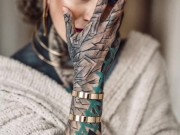 My TATTOO GLOW UP - Find me on Tiktok for more = Anuskatzz / Model ink alternative girl erotic SFW 10/16