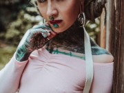 My TATTOO GLOW UP - Find me on Tiktok for more = Anuskatzz / Model ink alternative girl erotic SFW 11/16