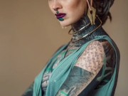 My TATTOO GLOW UP - Find me on Tiktok for more = Anuskatzz / Model ink alternative girl erotic SFW 12/16