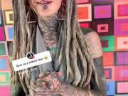 Anuskatzz little TATTOO TOUR - More on my TIKTOK = Same name - Model ink inked tattoos piercings 13/16