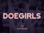 DOEGIRLS – Curly Hair Brunette Gia Ren Hot Shower And Fingering Orgasms