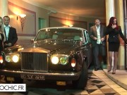 Blowjob in the car and lesbian sex in the hotel 4/16