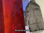 The slut got fucked up and kicked out of the house for cheating. 1/16